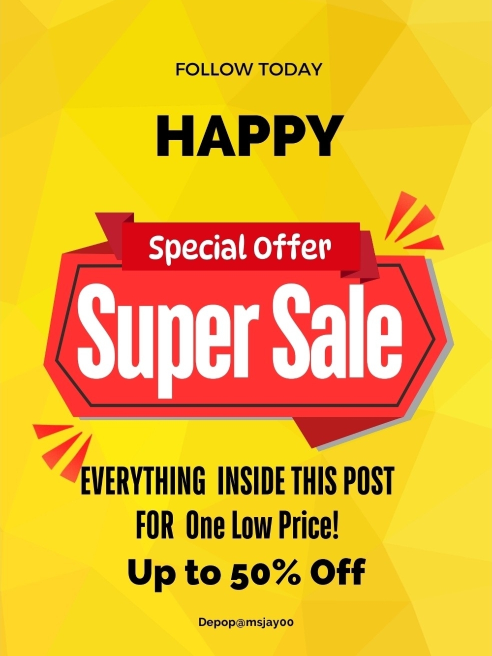 "Super Sale" BUNDLE DEAL! - Promotional